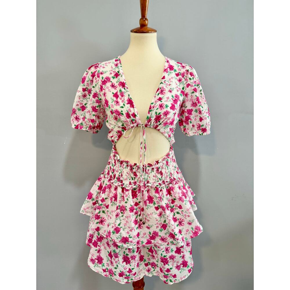 We’re All Pretty Girls WAPG Size Small Floral Ruffle Boho Cottagecore Romantic